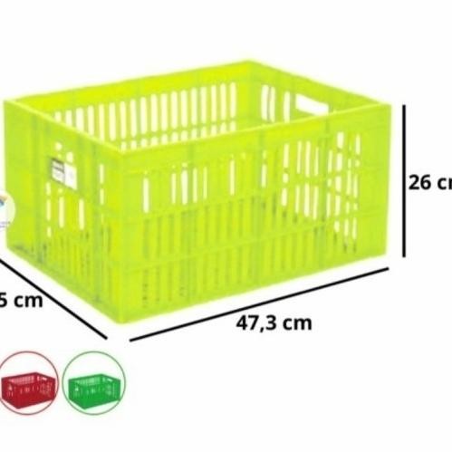 populer] Kontainer Barang Industri Green Leaf Krat Piring Gelas Barang Paket