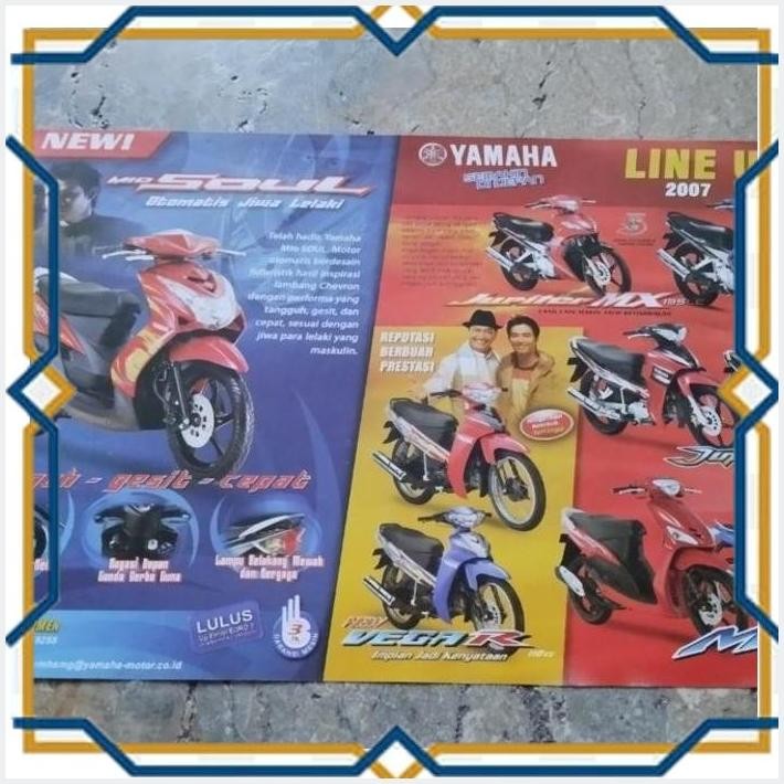 [YON] FS BROSUR LINE UP YAMAHA 2007 MIO SOUL MIO OLD 5TL VEGA R JUPITER Z MX
