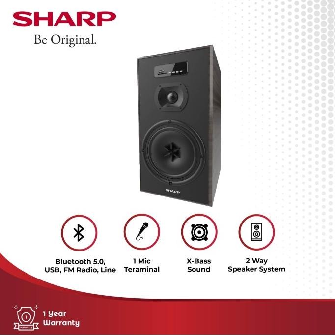 CO SHARP Speaker Aktif Bluetooth CBOX-B658UBO
