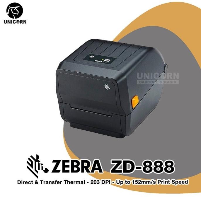 CO Printer Barcode Label Zebra ZD888 / ZD888T / ZD 888