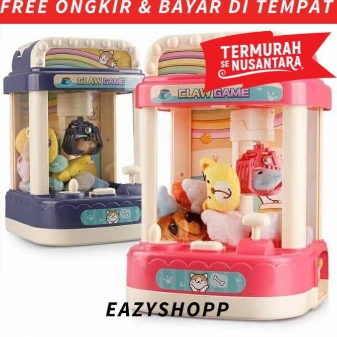 Kado Mainan Anak Laki Perempuan Mesin Capitan Mini Boneka 3 6 9 Tahun