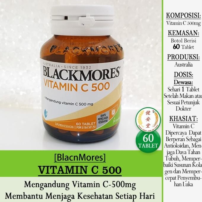 *****] [BlackMores] VITAMIN C 500 [Vit C 500mg] 60 Tablet