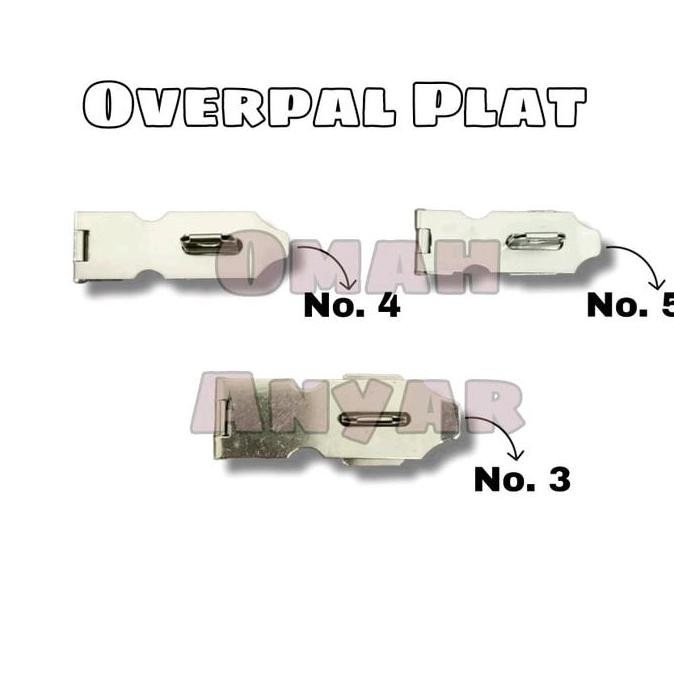 {{{{{{] Overpal Plat Grendel Gembok SS Stainless Steel