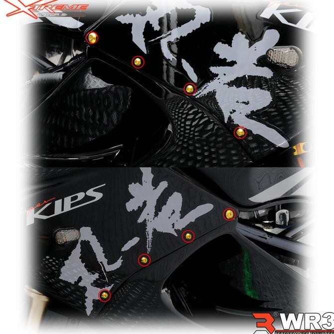 New Baut Titanium WR3 Body Fairing R15 / CBR 150R 250RR CB 500X / Ninja H2 Z900 Versys 250 ZX10R / N