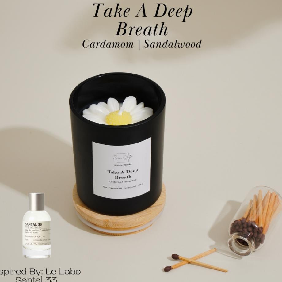 Tae A Deep Breath Cented Candle Lilin Aromaterapi Gift Ado Pacar Ouvenir Ouvenir Giftet Ado Le Labo 