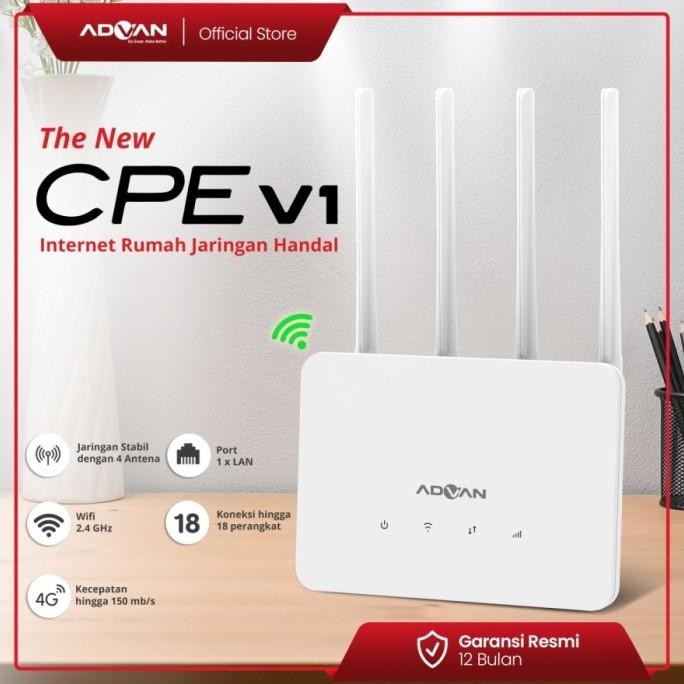 ADVAN CPE V1 MODEM ROUTER WIRELESS MODEM 4G WIFI UNLOCK ALL OPERATOR