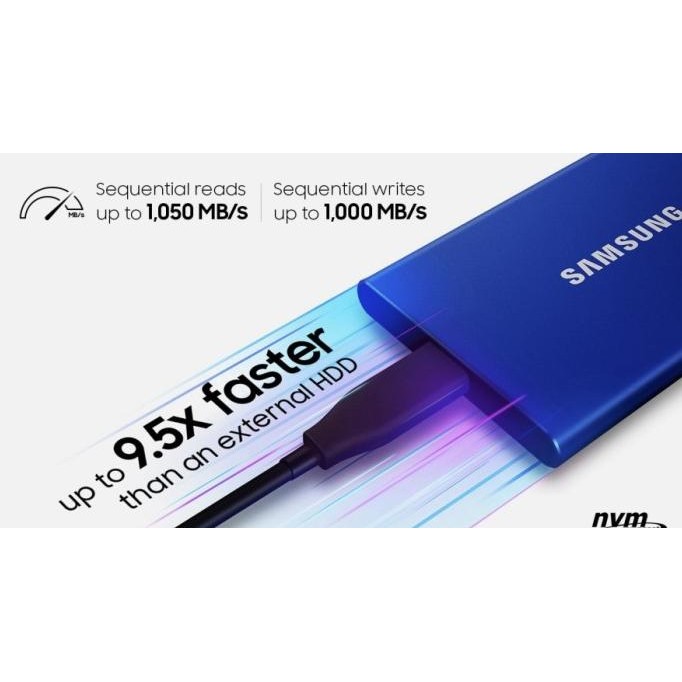 SSD SAMSUNG T7 1TB PORTABLE - SSD EKSTERNAL USB 3.2