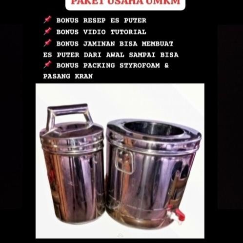

CO TABUNG ES KRIM PUTER 5 LITER LENGKAP
