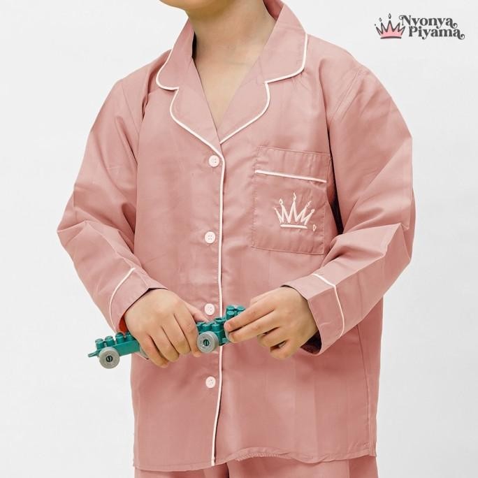 Promo Nyonya Piyama Poly Bamboo Set Piyama Lengan Panjang Anak - Herb Vol 2