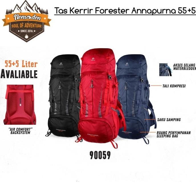 Terlaris Tas Gunung Carrier Forester Annapurna 55+5 SALE