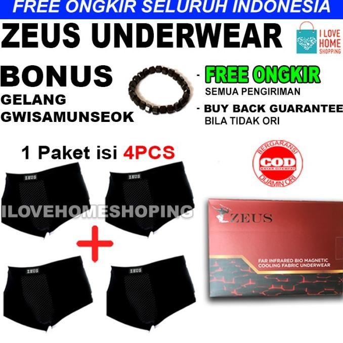 Zeus Underwear - Celana Dalam Kesehatan ( Size M - Xxl ) Original Dan Terpercaya