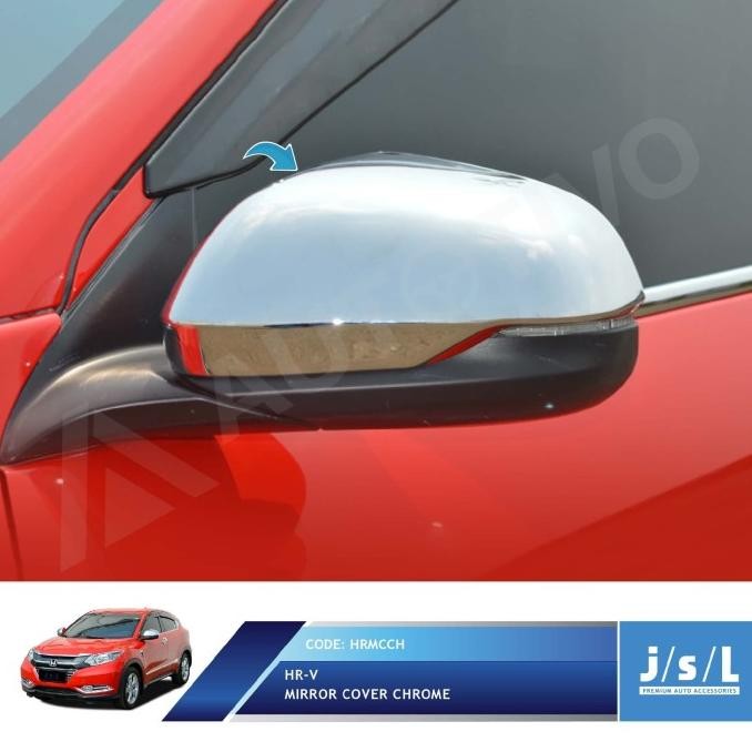 Honda Hrv Cover Spion Jsl Krom/Mirror Cover Chrome/Aksesoris Mobil Original Dan Terpercaya
