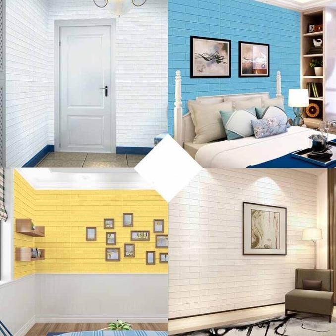 BUNDLE WALLPAPER 3D FOAM MURAH HIGH QUALITY MOTIF BATA KARTUN ANAK