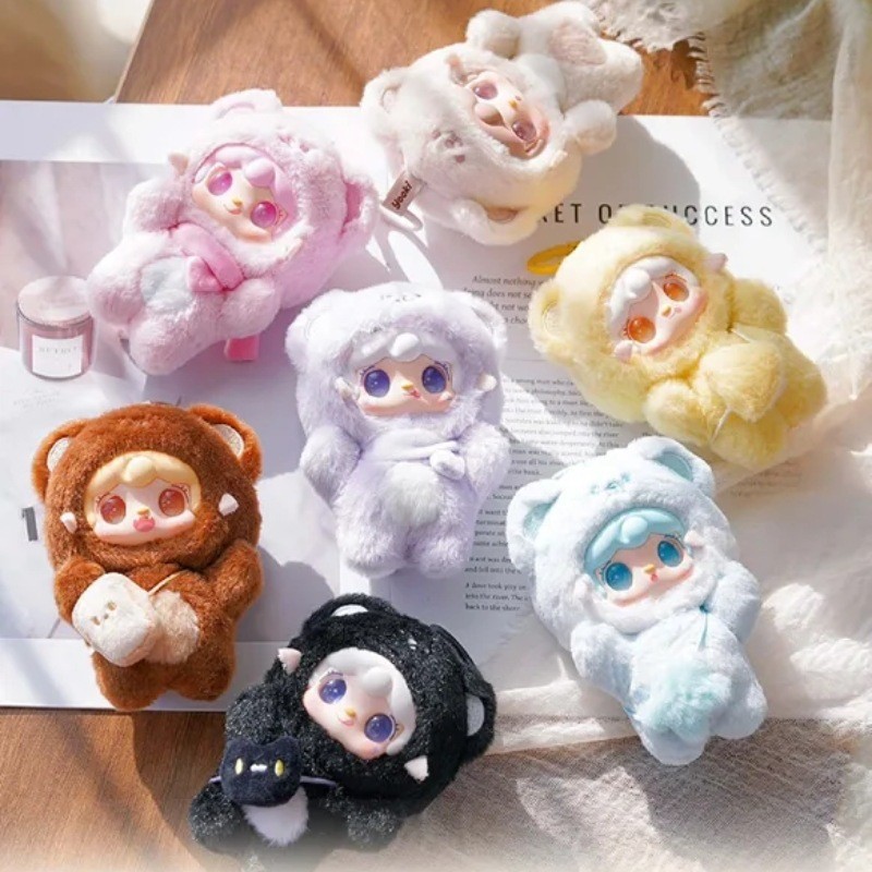 Yooki Oksigen dan Oksigen4Generasi《Ambil gigitan dari beruang kecil》Kotak Buta Plush Mainan Trendy H