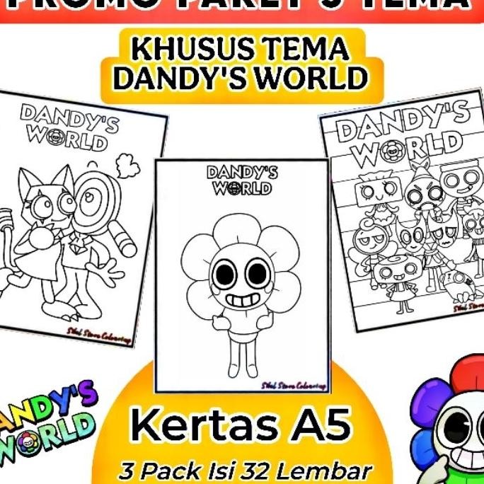

3 Tema Erta Gambar Mewarnai Dandy World Ii 32 Lembar Paud T D Erta Mewarnai