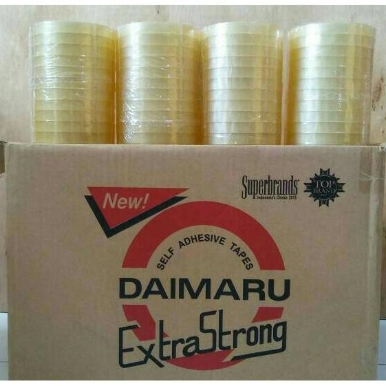 

DISKON lakban daimaru 1/2 inch 1 dus khusus gojek bandung 0.5