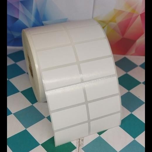 

HRG DISKON LABEL BARCODE 40X20 MM - 40X20MM - 2 LINE SEMICOATED ISI 5000 STIKER