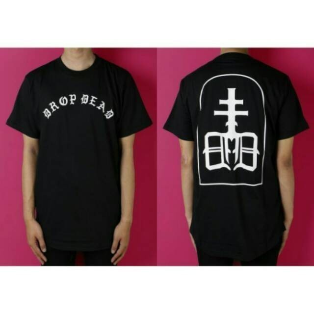 Kaos T Shirt Pria Drop Dead Dropdead