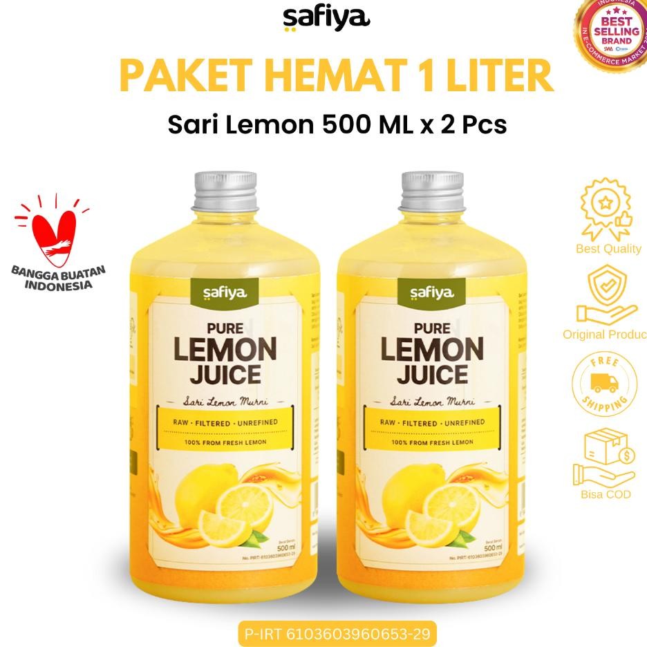 

Afiya Ari Lemon 1 Liter Pure Lemon Freh
