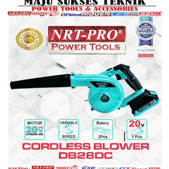 NRT PRO DB28DC Blower Tangan Berbaterai / Cordless Blower Vacuum KUN