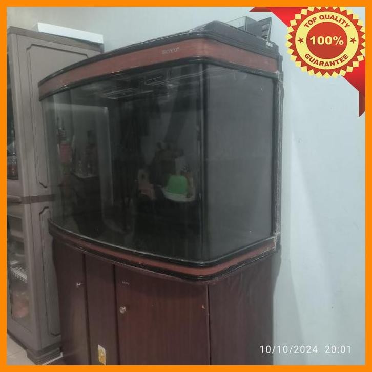 (HOW) AQUARIUM BOYU LH 1000 FULL SETSET / AKUARIUM & KABINET BOYU BEKAS