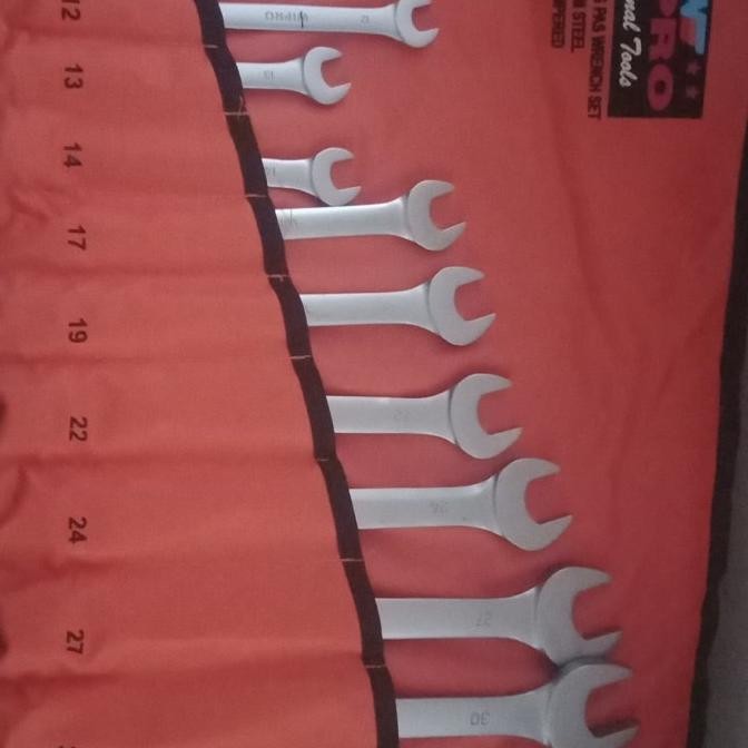 PROMO Kunci Ring Pas Set 14Pcs 8-32mm Wipro Satin