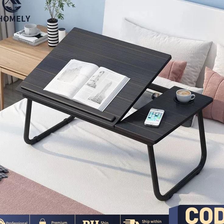 Cod Meja Laptop Lipat Table Foldable Table Updown Meja Belajar Meja Lipat Portable Computer De Bed T