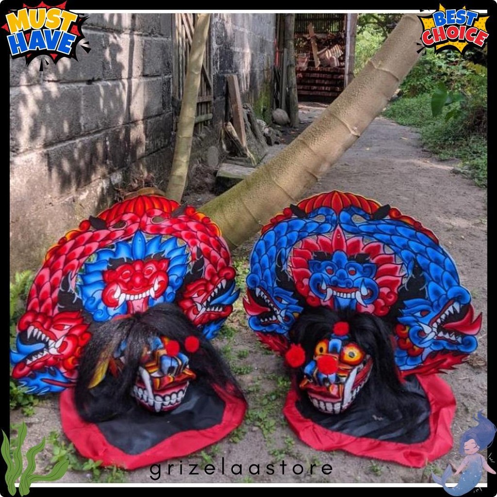 Mainan Tradisional Barongan Telon|Barongan Devil|Barongan Anak|Barongan Dewasa|Barongan Kayu|Baronga