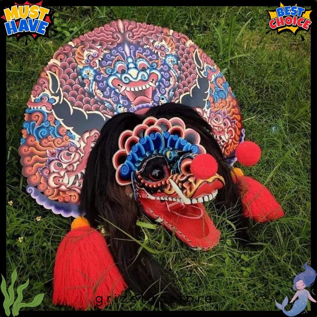 Mainan Tradisional Barongan Telon|Barongan Devil|Barongan Anak|Barongan Dewasa|Barongan Kayu|Baronga