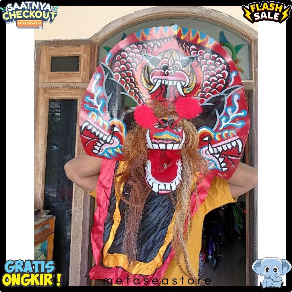 Barongan Telon . Barongan Murah. Barongan Anak Murah. Barongan Anak.Barongan Devil Anak / Barongan D