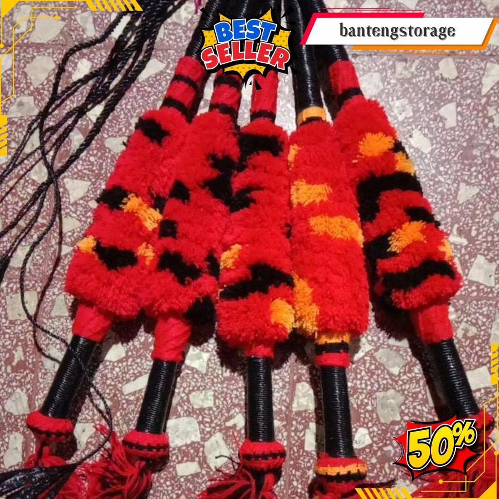 Cambuk Pecut Bopo Gom,Byok Panjang / Pecut Jaranan Panjang / Pecut Bopo Gombyok Siap Kirim