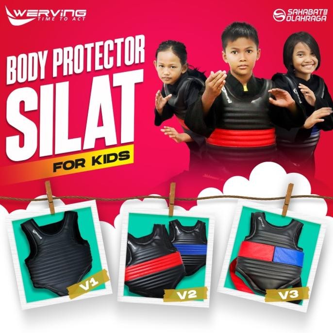 Body Protector Silat Werving Anak , Pelindung Badan Silat