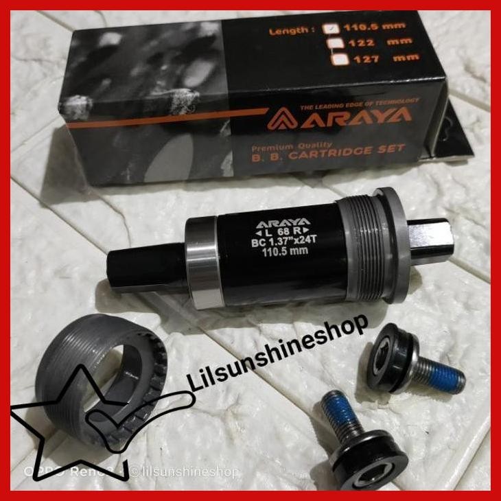 [LSS] BB BOTTOM BRACKET KOTAK BEARING ARAYA 110 ATAU 110.5 MM