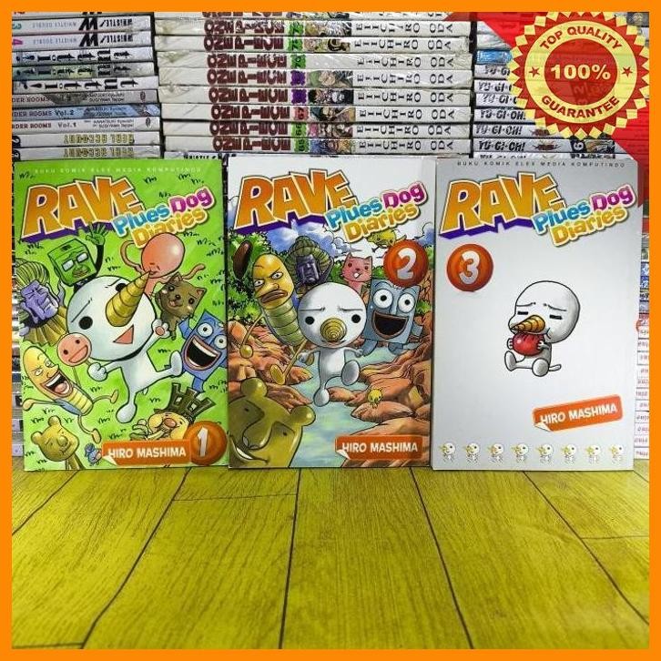 (MAZ) SET KOMIK RAVE PLUES DOG DIARIES VOL. 1-3 (END)