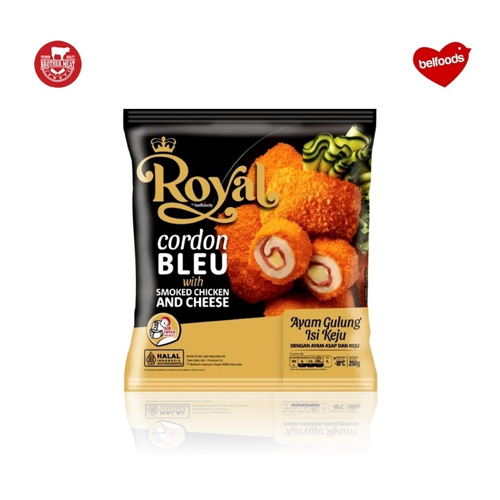

Belfoods Royal Cordon Bleu 250gr, Halal - Brothermeatshop