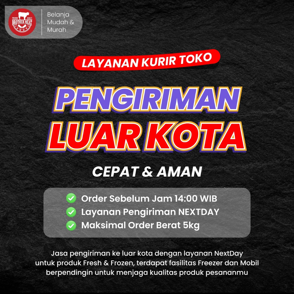 

Suri Beef Cooktail Sausage 500gr, Sosis Kombinasi - Brothermeatshop