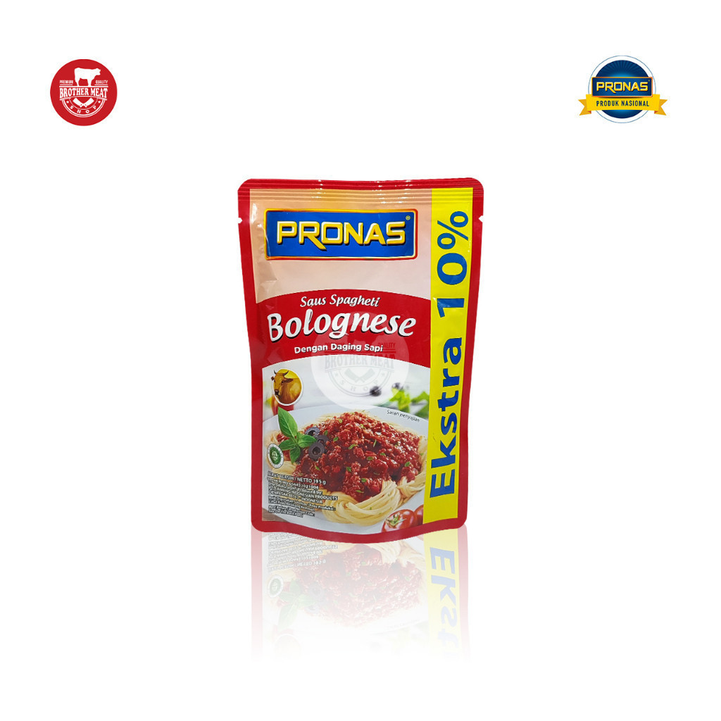 

PRONAS Bolognese Beef Sauce 175gr, Saus dengan Daging Sapi Halal
