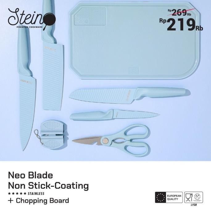 STEIN _ STEINCOOKWARE Neo Blade (PISAU SET +TALENAN)