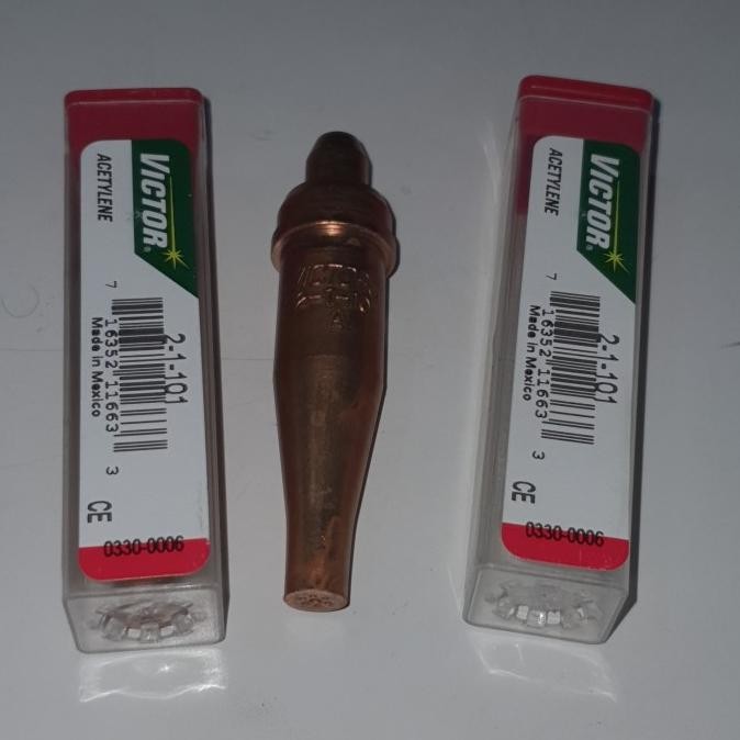 VICTOR Cutting tip nozzle Acetylene 2-1-101 / mata blender las potong