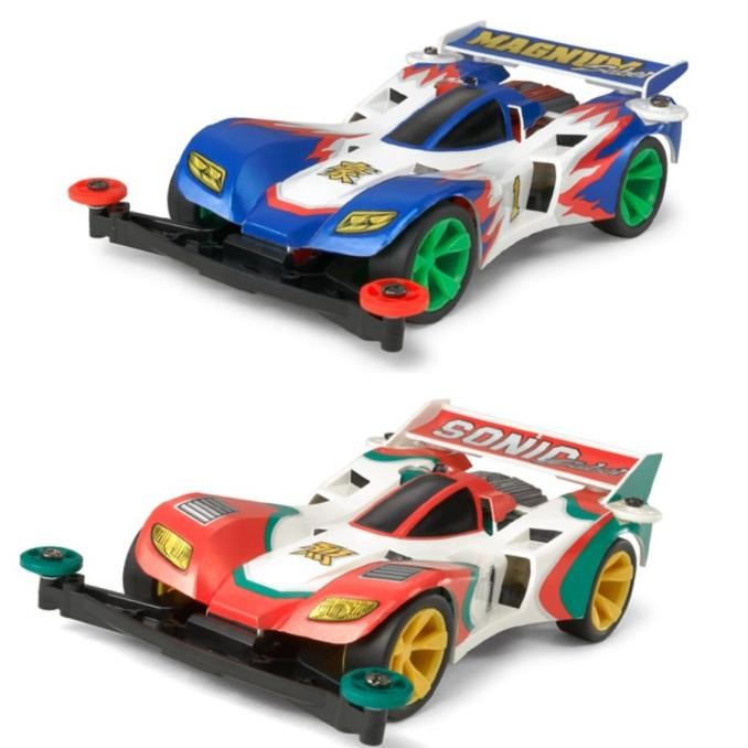 TERBARU PAKET TAMIYA SONIC SABER & MAGNUM SABER SUPER II CHASSIS ORIGINAL 