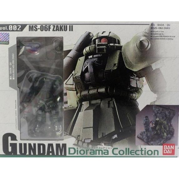 Bandai Zaku II Diorama (termasuk Gundam Zaku II)
