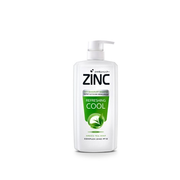 Zinc Shampoo Refreshing Cool Botol 680 ml - Gambar 4