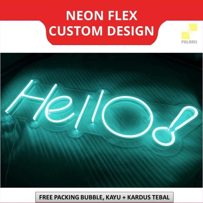 TERMURAH - NEON FLEX LAMPU HIAS CUSTOM NAMA-NEON SIGN LAMPU CAFE CUSTOM TULISAN