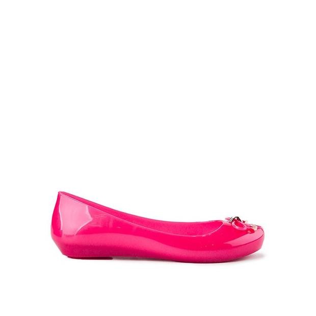 Sale Hush Puppies Sepatu Flat Wanita Valerina Bow Magenta