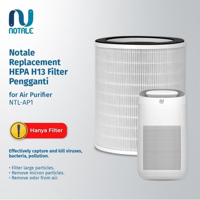 Notale Replacement Hepa Filter Pengganti For Air Purifier Notale