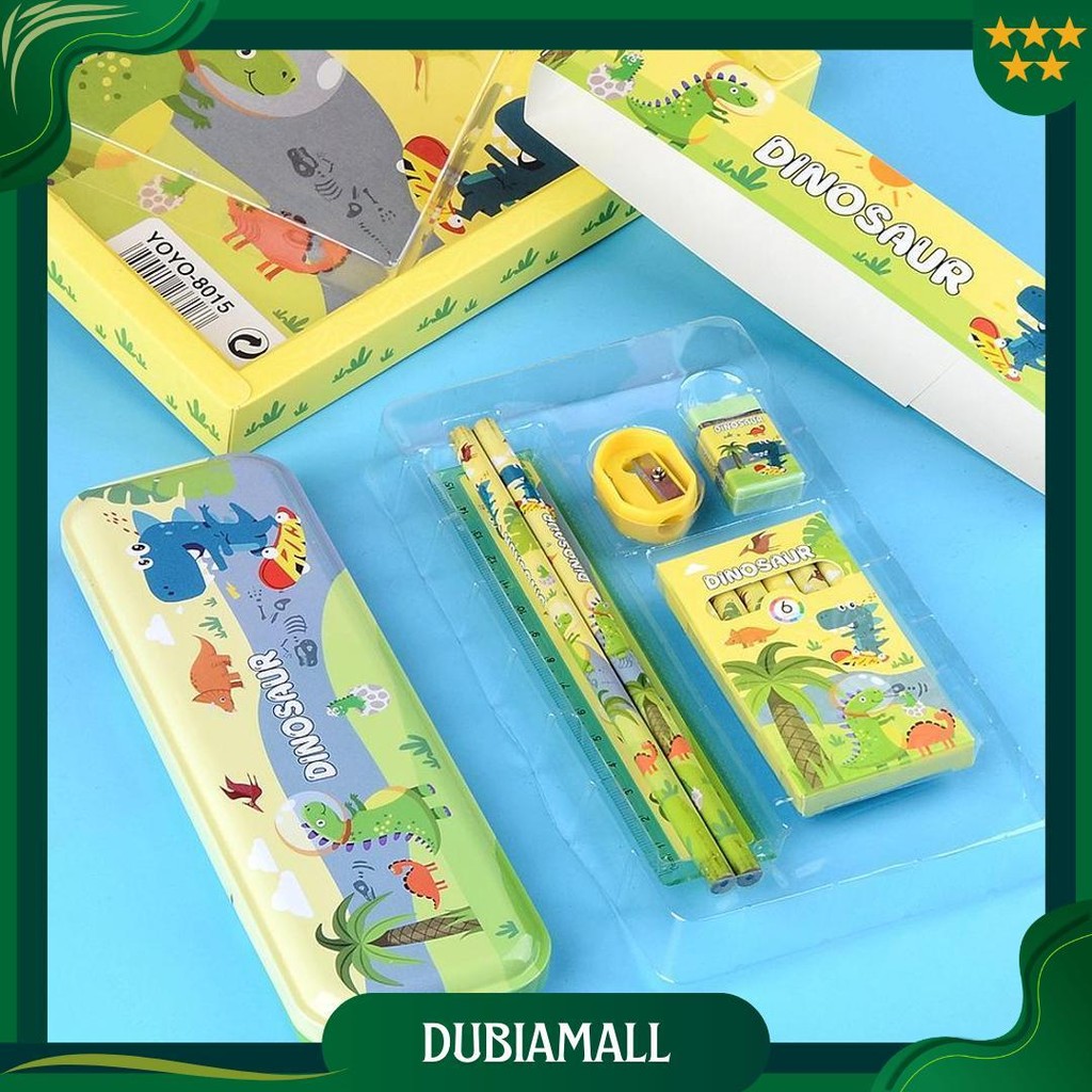 

Set Alat Tulis Anak Yoyo 8015 Motif Spiderman Cars Frozen Hellokitty Gratis Ongkir