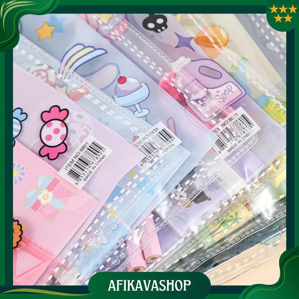 

Alat Tulis Set 6 In 1 Free Bag Paket Alat Tulis Karakter Pensil Penghapus Penggaris At31 Ori