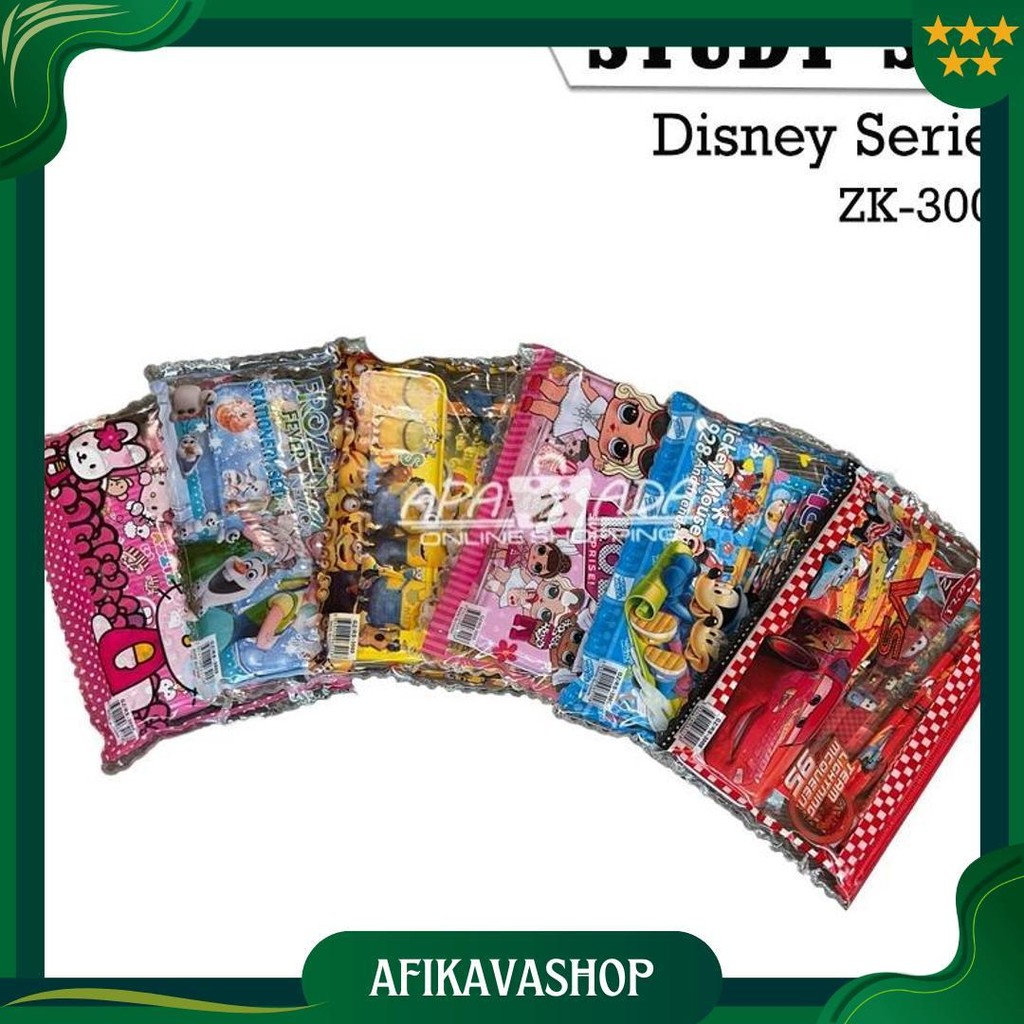 

Apazada - Paket Alat Tulis Study Set Karakter Zk-3000 Perlengkapan Sekolah Stationery Set Pouch Promo 4.4