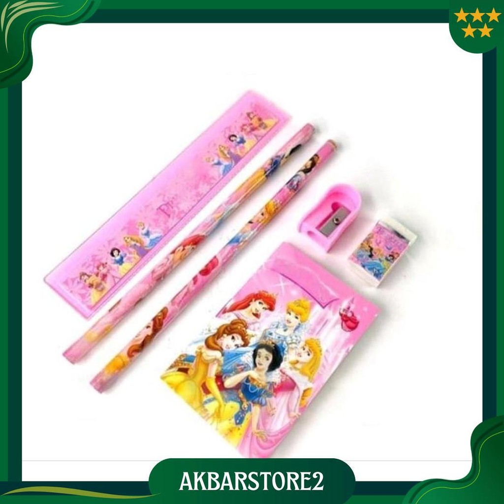 

Pensil Set Box Anak - Stationary Set - Paket Alat Tulis Karakter Tk Promo