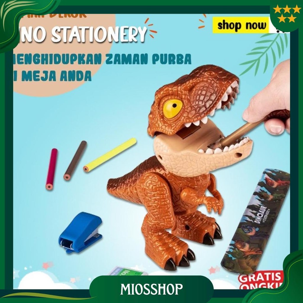

Dinosaur Plane 6In1 Stationery 5In1 Serutan Dino Rautan Dino Cod